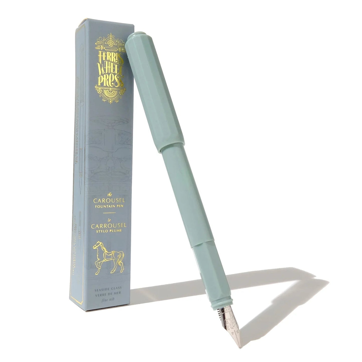 Ferris Wheel Press Seaside Glass Medium Carousel Fountain Pen