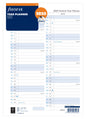 Filofax Year Planner Vertical A4 2025 Refill