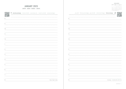 Letts of London Conscious A6 Day to Page Diaries