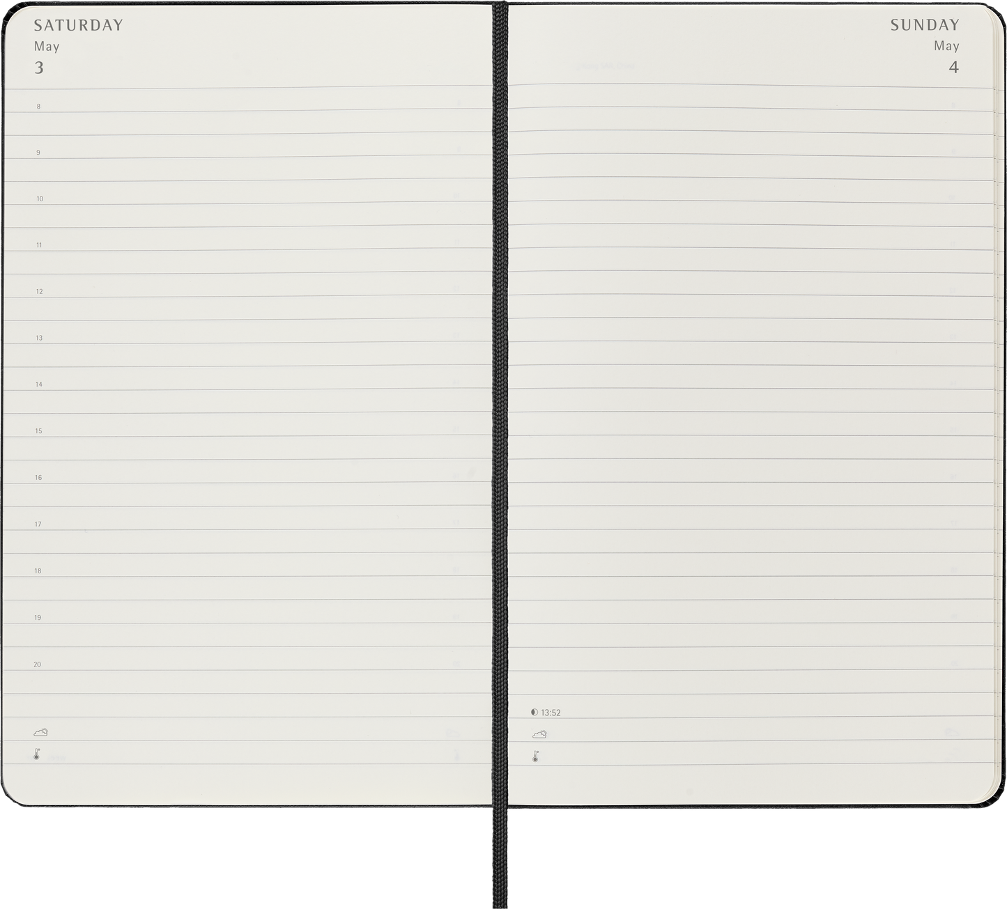 Moleskine 12 Month Daily HC Large Diaries