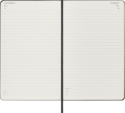 Moleskine 12 Month Daily HC Large Diaries