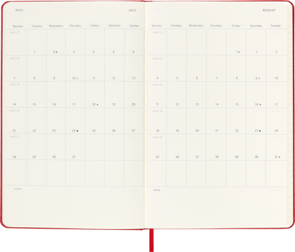 Moleskine 12 Month Daily HC Large Diaries