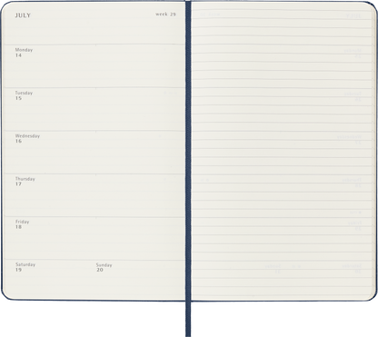Moleskine 12 Month Weekly + Notes HC Large Diaries