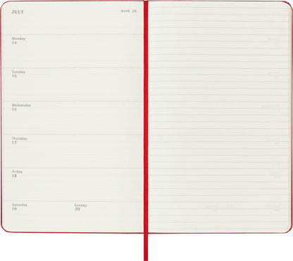 Moleskine 12 Month Weekly + Notes HC Large Diaries