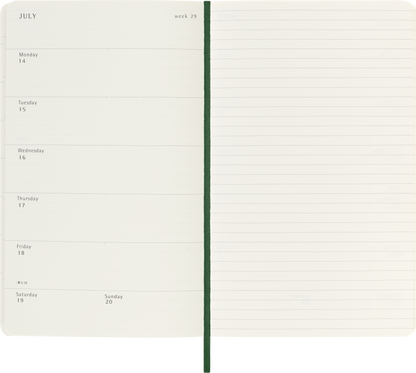 Moleskine 12 Month Weekly + Notes SC Large Diaries