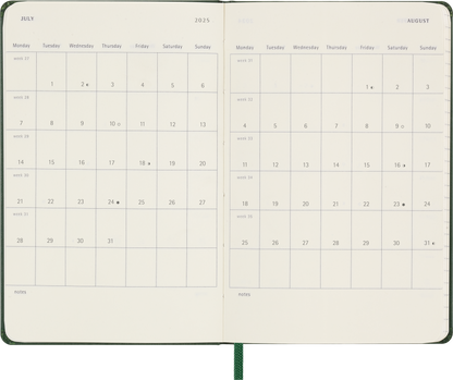 Moleskine 12 Month Daily HC Pocket Diaries