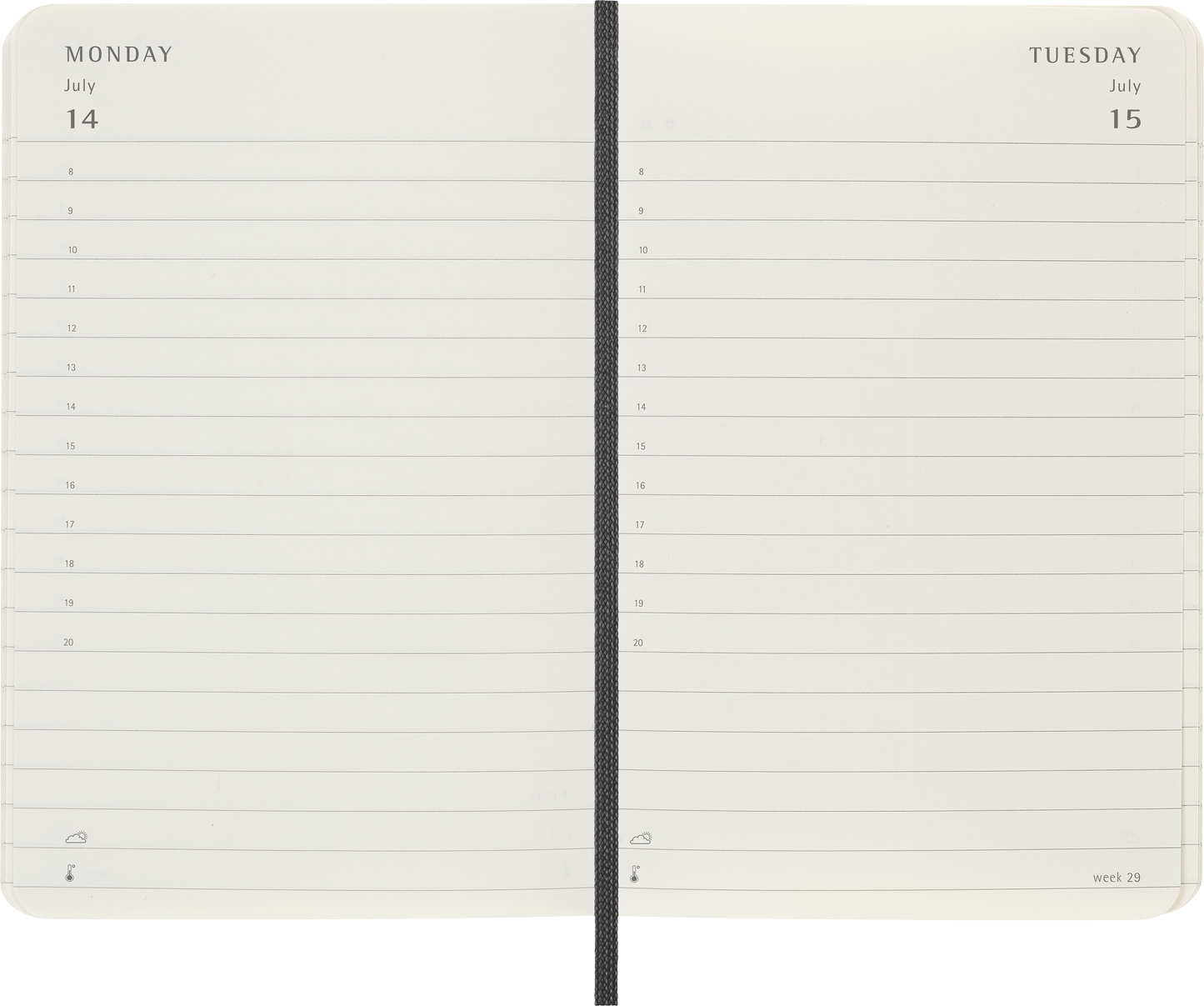 Moleskine 12 Month Daily SC Pocket Diaries