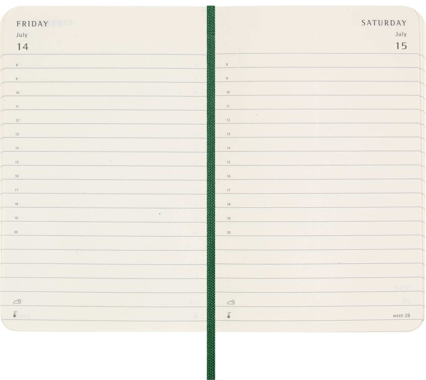Moleskine 12 Month Daily SC Pocket Diaries