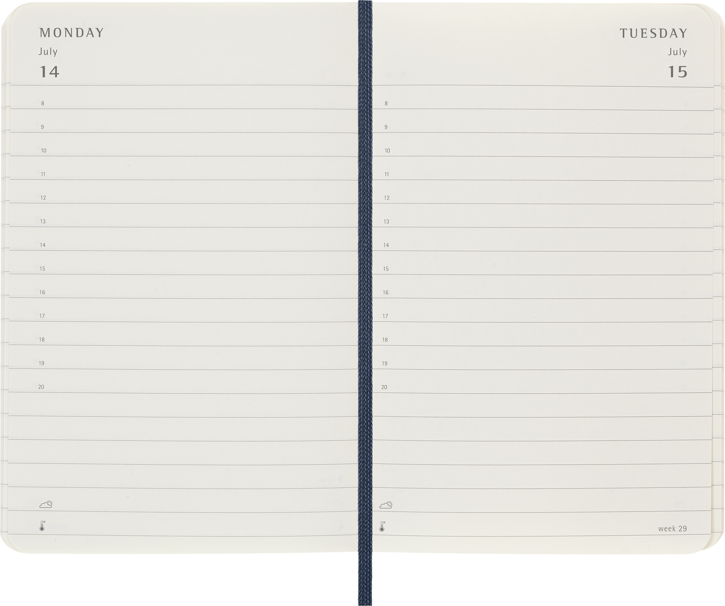 Moleskine 12 Month Daily SC Pocket Diaries