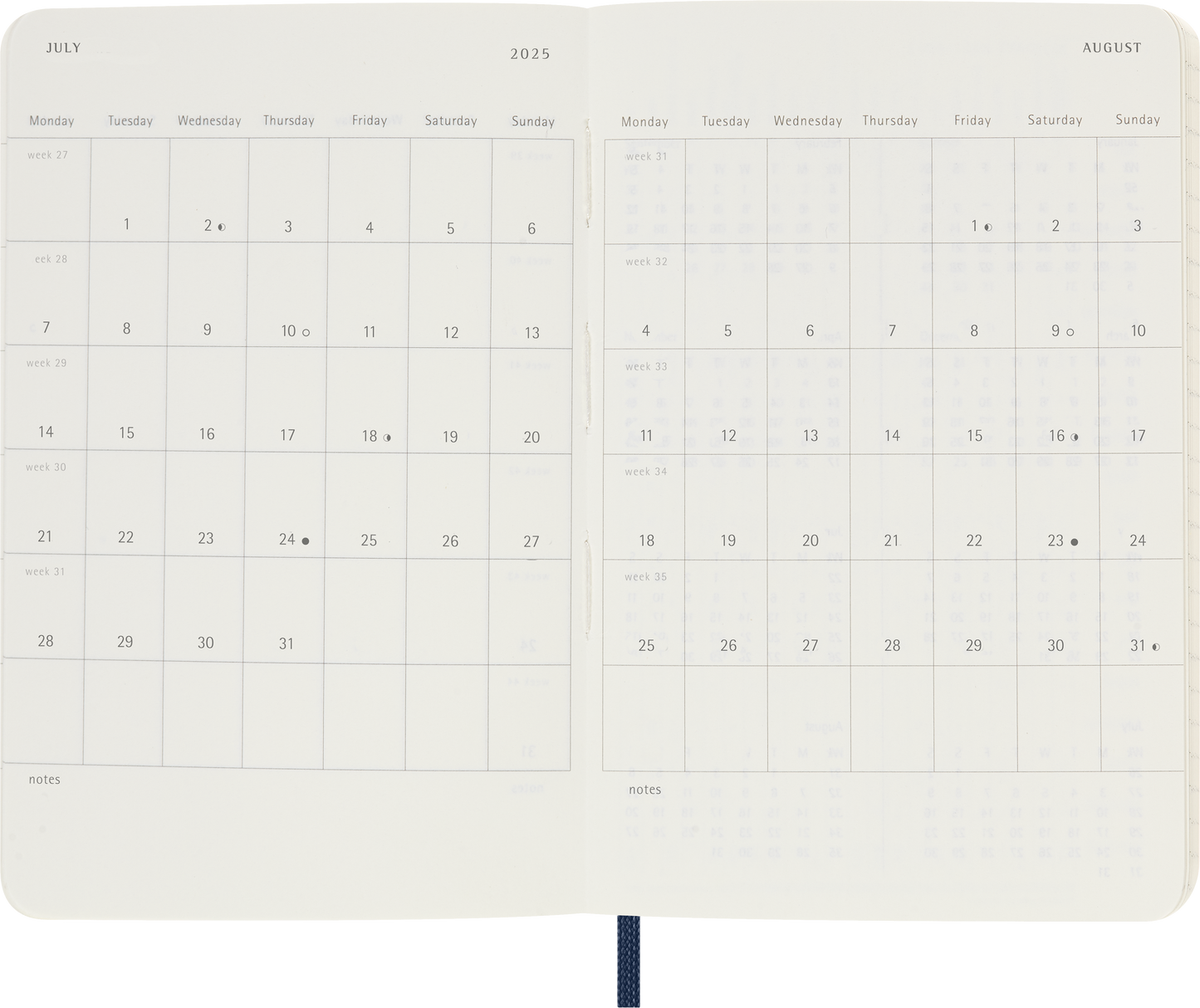 Moleskine 12 Month Daily SC Pocket Diaries