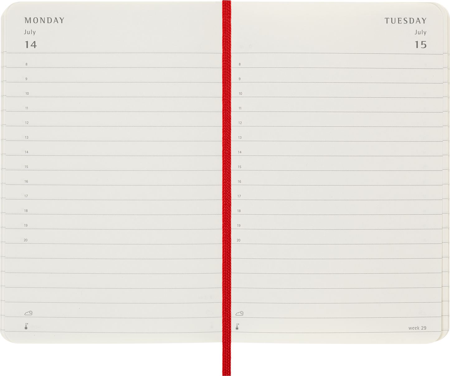 Moleskine 12 Month Daily SC Pocket Diaries