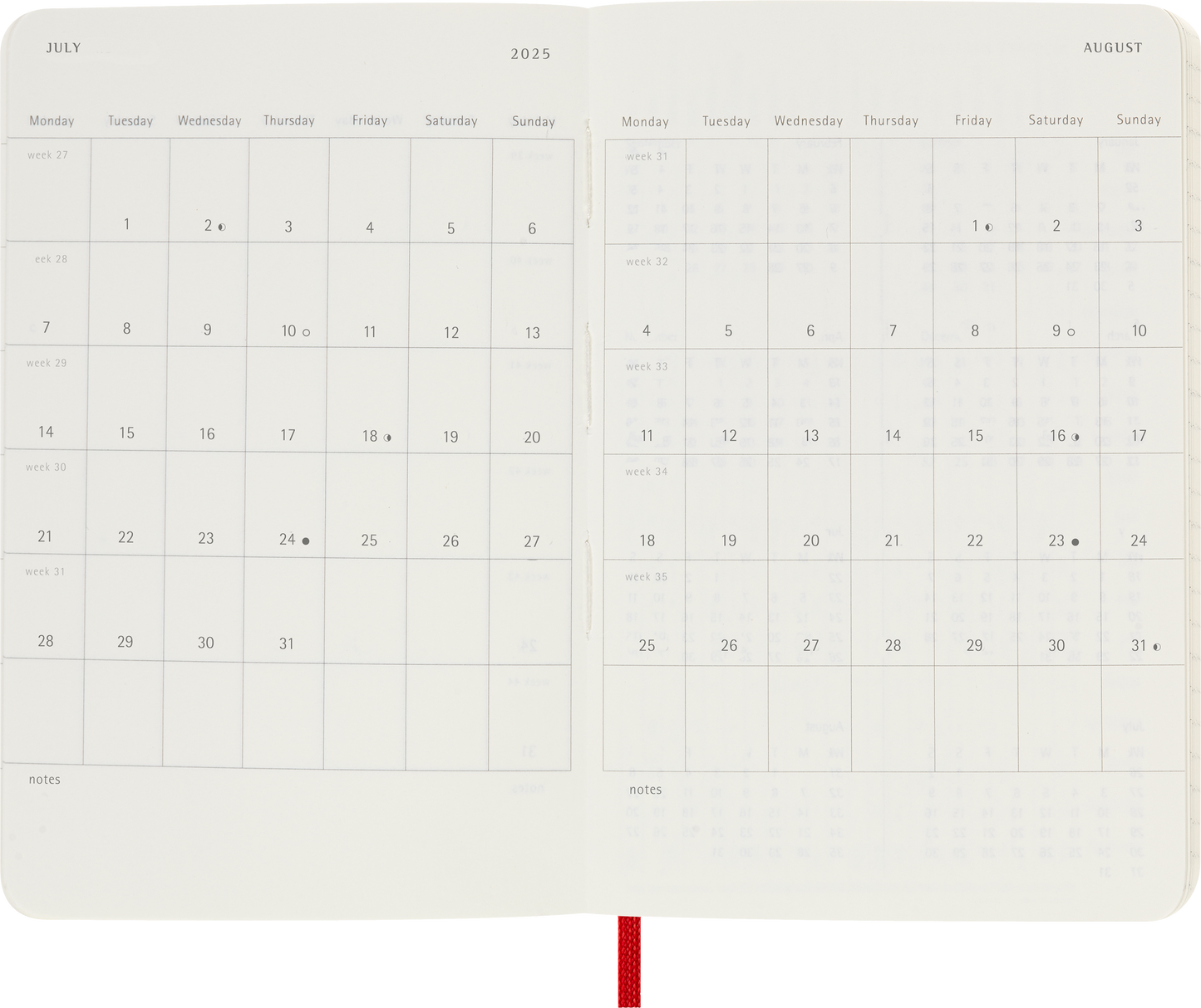 Moleskine 12 Month Daily SC Pocket Diaries