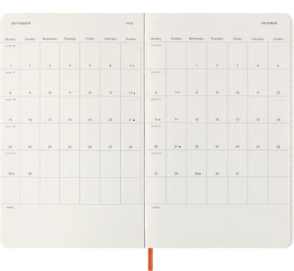 Moleskine 12 Month Weekly + Notes HC Large Precious + Ethical Boa Diaries