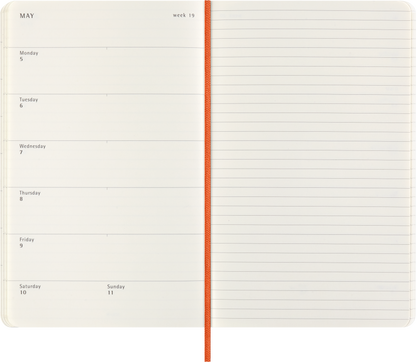 Moleskine 12 Month Weekly + Notes HC Large Precious + Ethical Boa Diaries