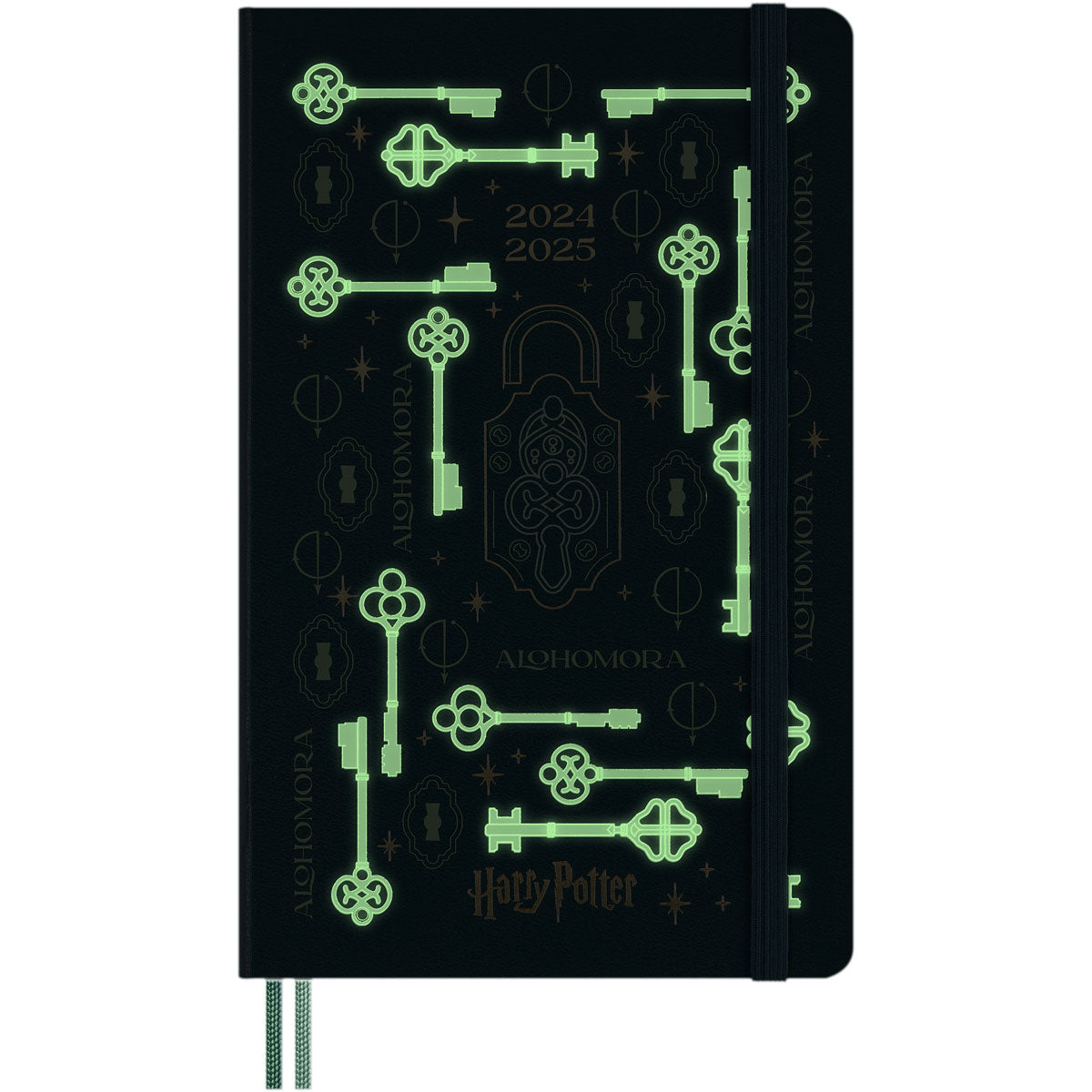 Moleskine 18M Weekly + Notes HC Large Harry Potter Alohomora Odd Year Diary