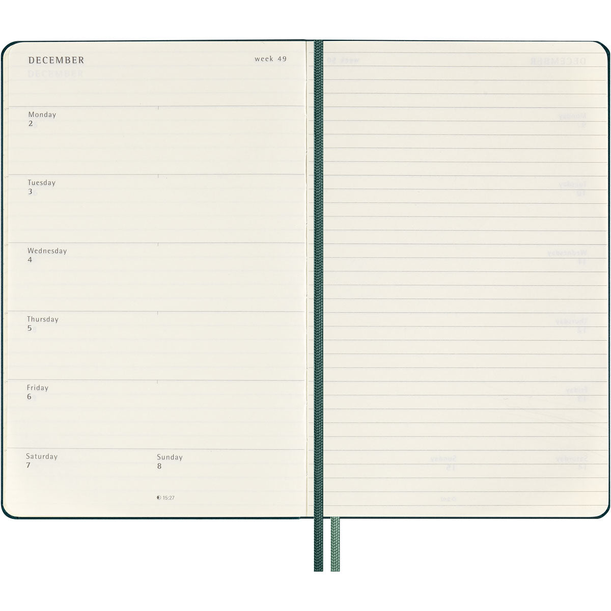 Moleskine 18M Weekly + Notes HC Large Harry Potter Alohomora Odd Year Diary