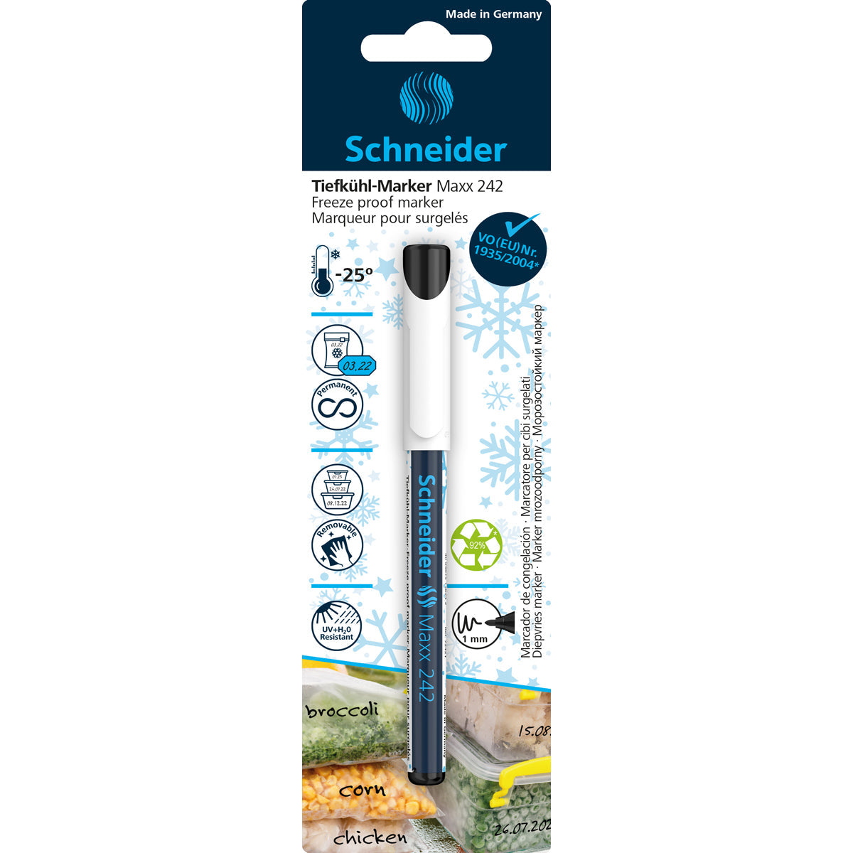 Schneider Maxx 242 Black Freezer Marker