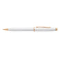 Cross Century II Pearlescent White Lacquer Medium Nib Ballpoint Pen