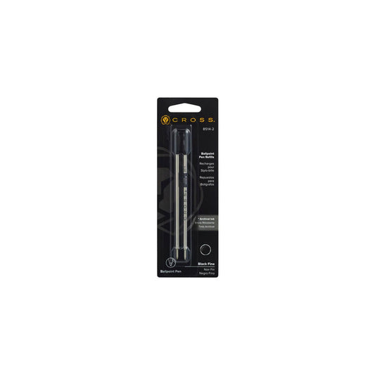 Cross Ballpoint Refill Black Fine - Dual Pack