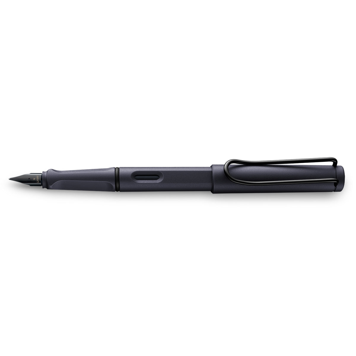 Lamy Safari Fountain Pen Steel Black Fine (0E2)