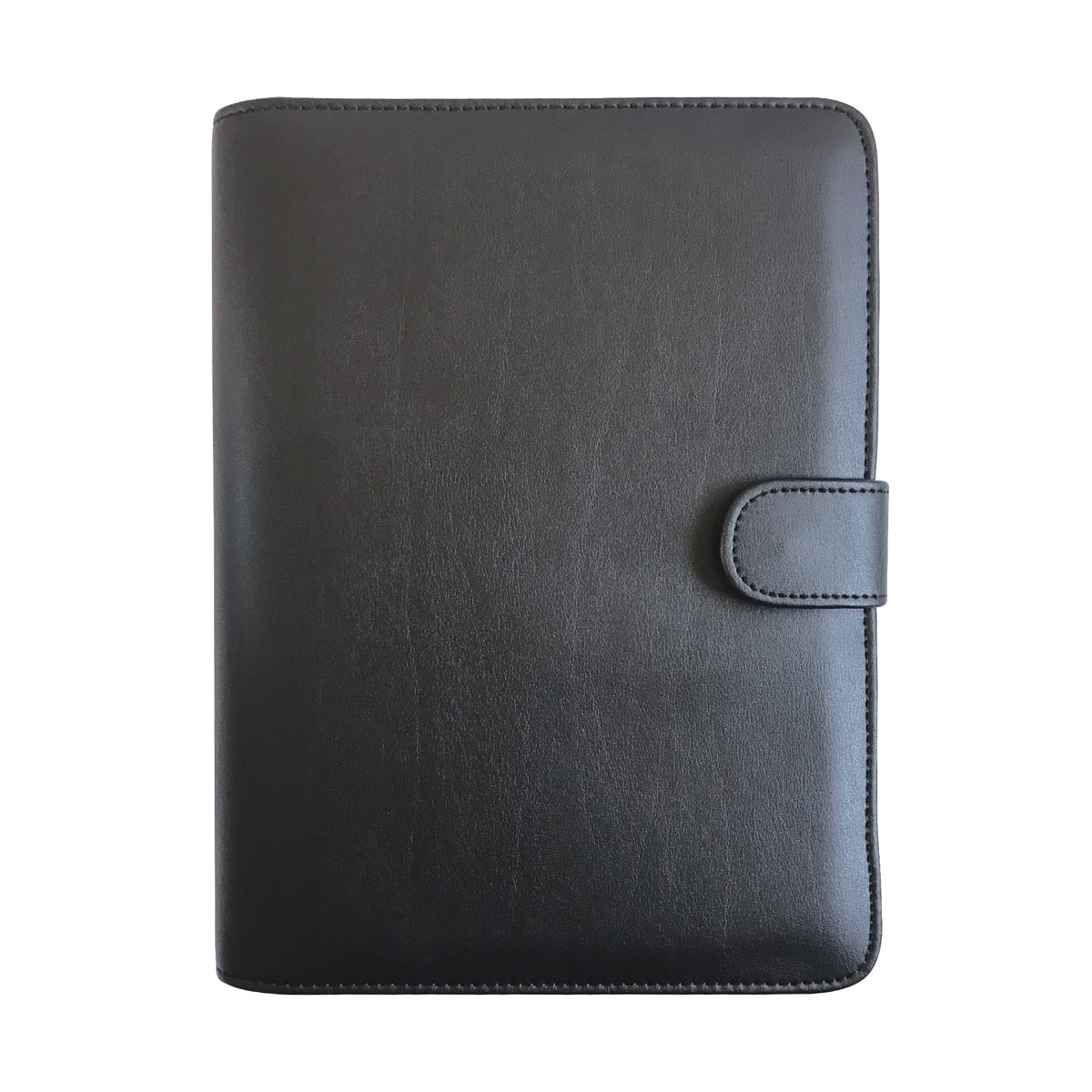 Debden Desk Snap Closure PU Black Dayplanner Organiser