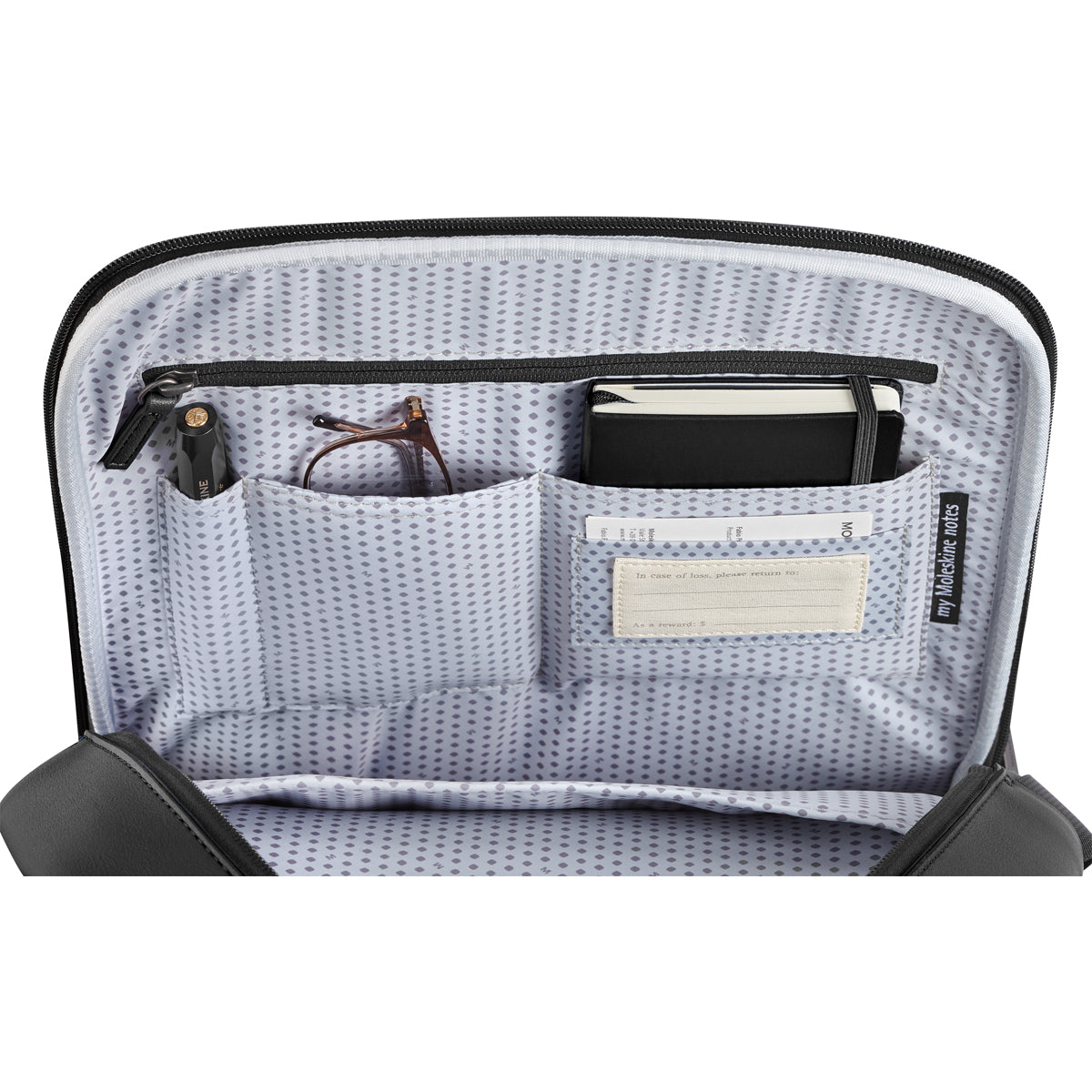 Moleskine Classic 2.0 Device Bag Vertical Black 10L