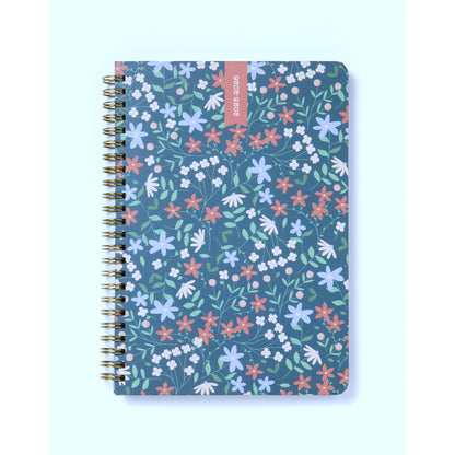 Letts Diary Mid Year A5 Week to View Spring Valley Green 18 Month 2025/26