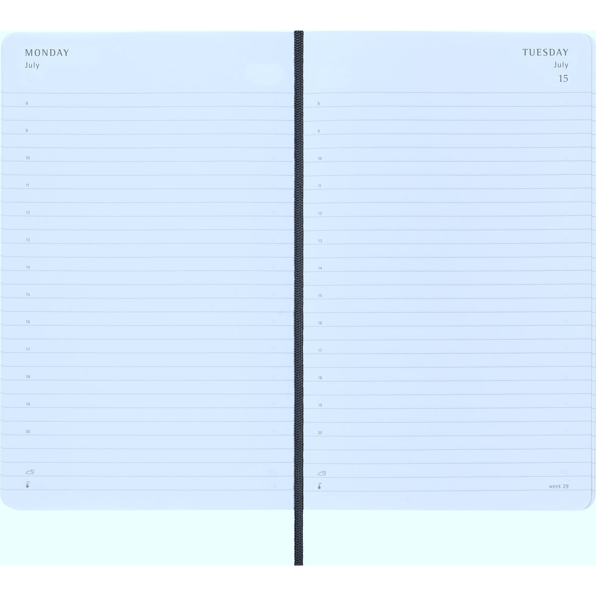 Moleskine Diary 18 Month Daily Soft Cover Large Black 2025/2026