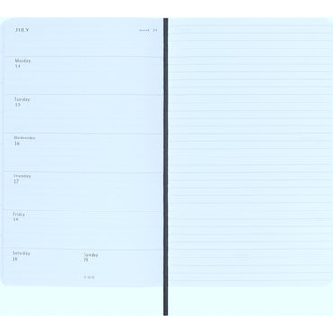 Moleskine Diary 18 Month Weekly + Notes Soft Cover Large Black 2025/2026
