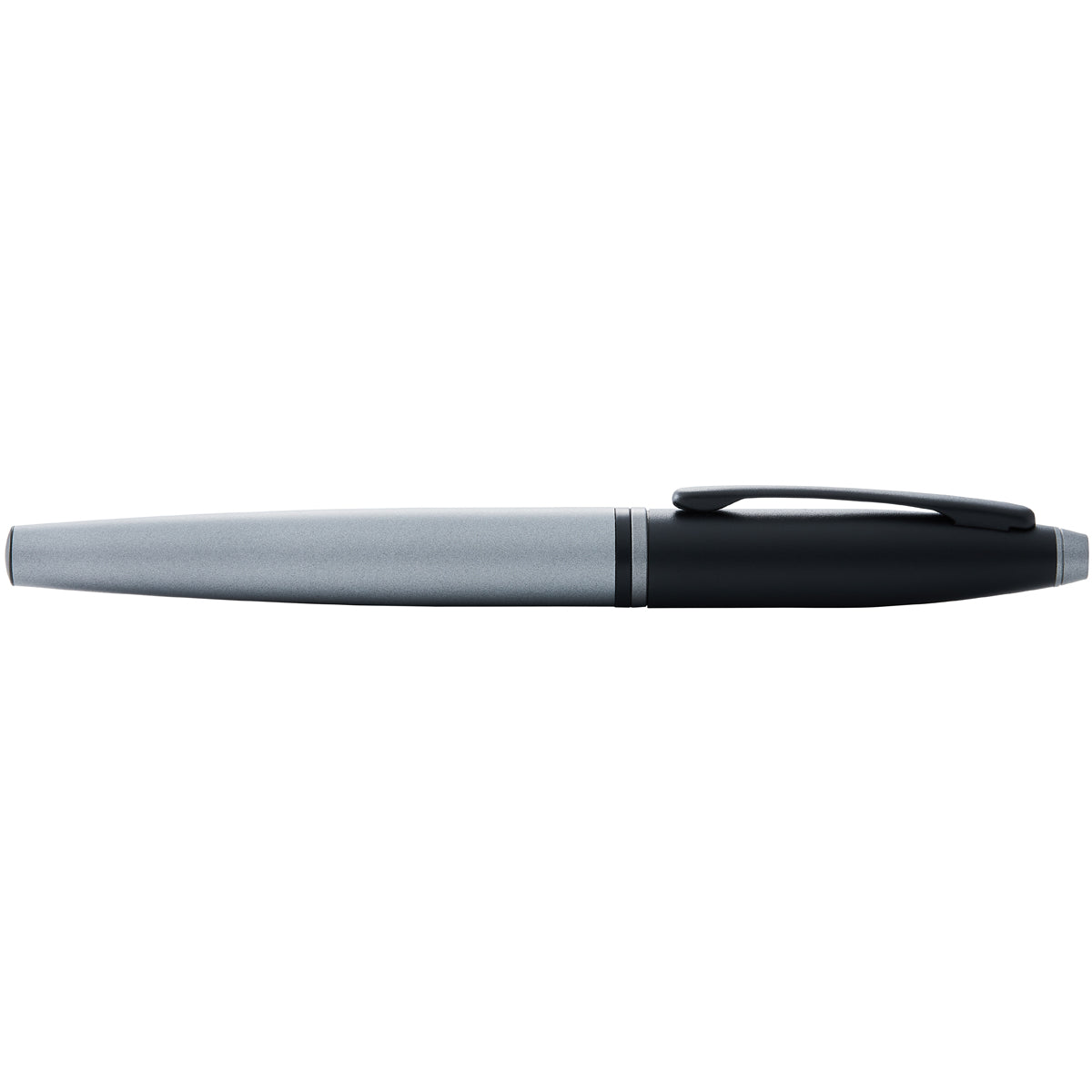 Cross Calais Matt Grey and Black Lacquer Medium Nib Fountain Pen