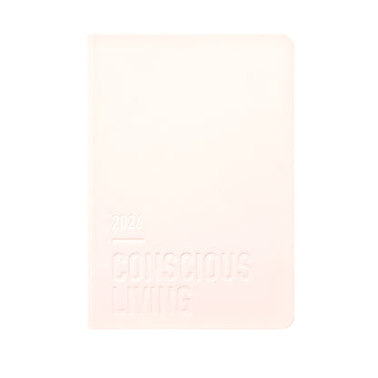 Letts of London Diary Conscious A5 Week to View Rosewater 2026