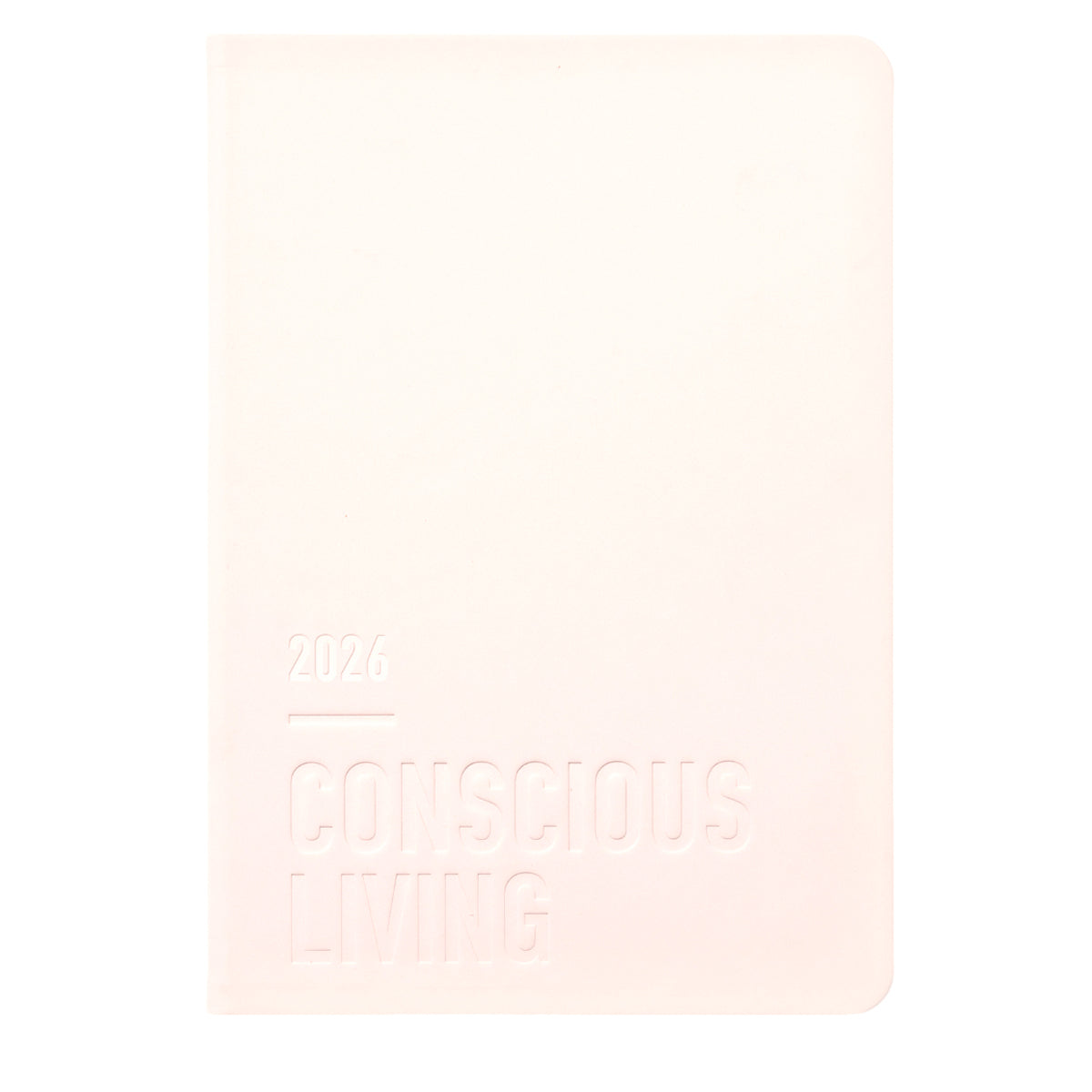Letts of London Diary Conscious A6 Day to Page Rosewater 2026