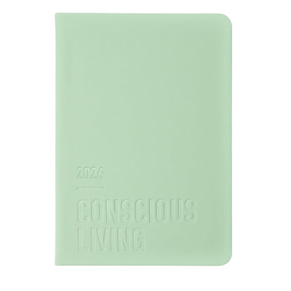 Letts of London Diary Conscious A6 Day to Page Sage 2026