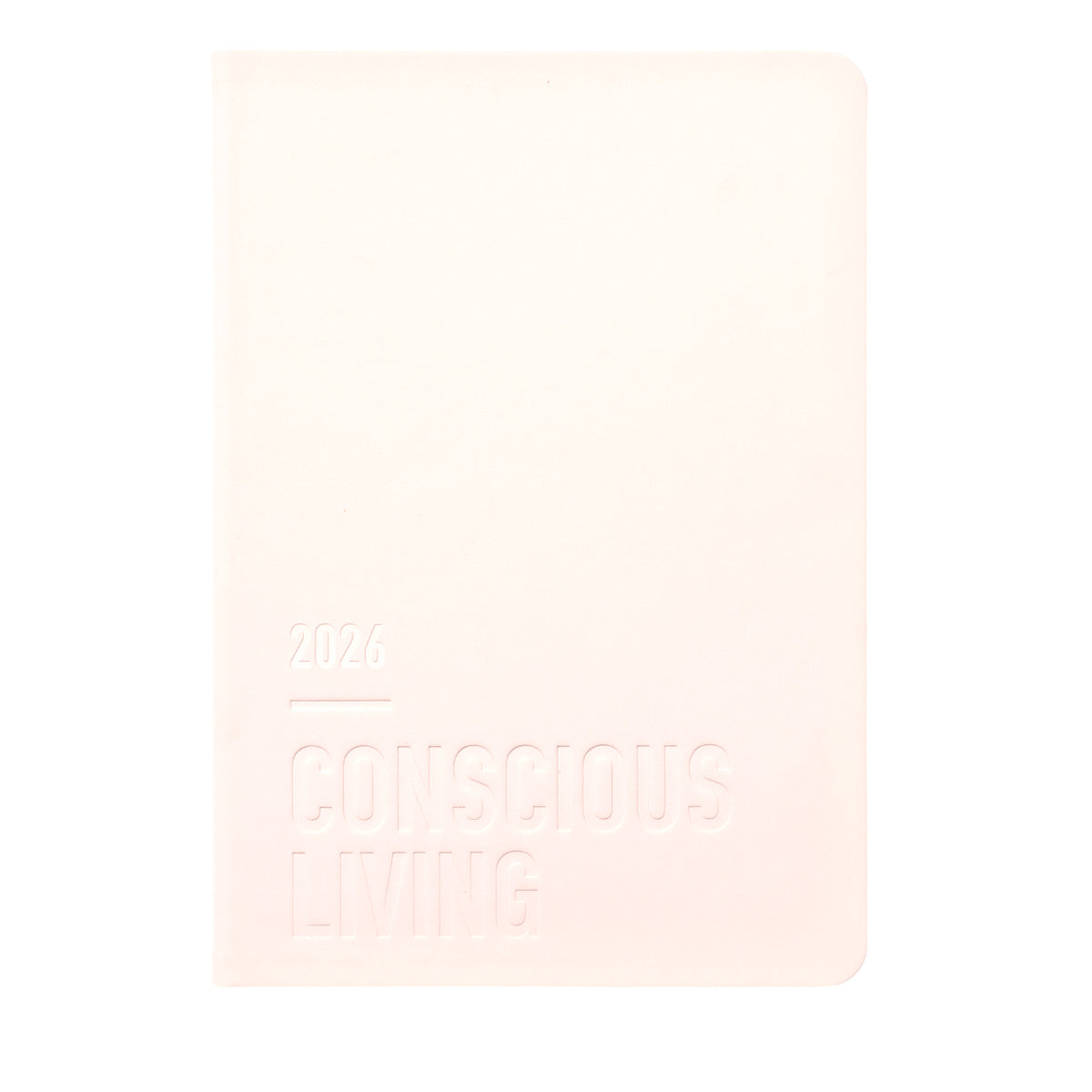 Letts of London Diary Conscious A6 Week to View Rosewater 2026