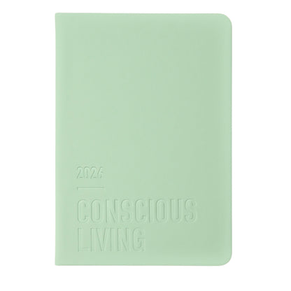 Letts of London Diary Conscious A6 Week to View Sage 2026
