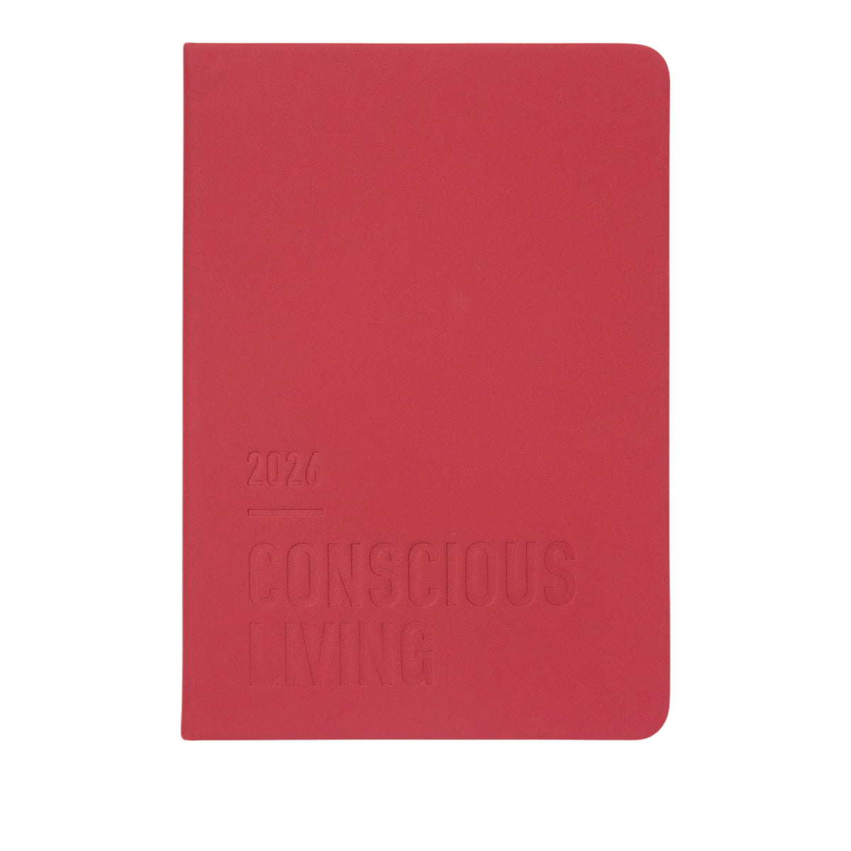 Letts of London Diary Conscious Evergreen A5 Week to View Berry 2026