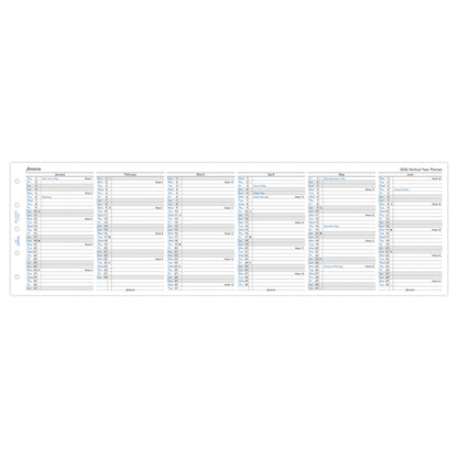 Filofax Refill Classic Year Planner Vertical Mini 2026