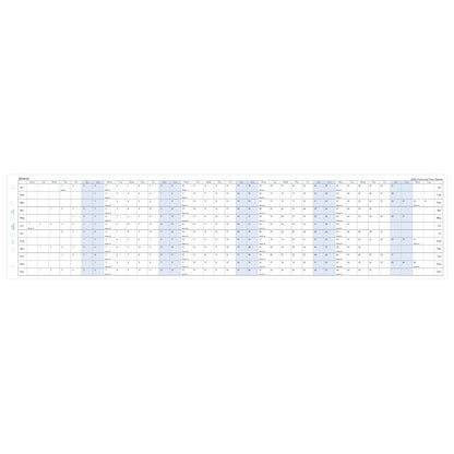 Filofax Refill Year Planner Horizontal Pocket 2026