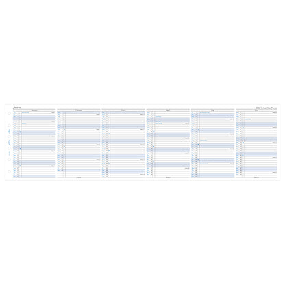 Filofax Refill Year Planner Vertical Pocket 2026
