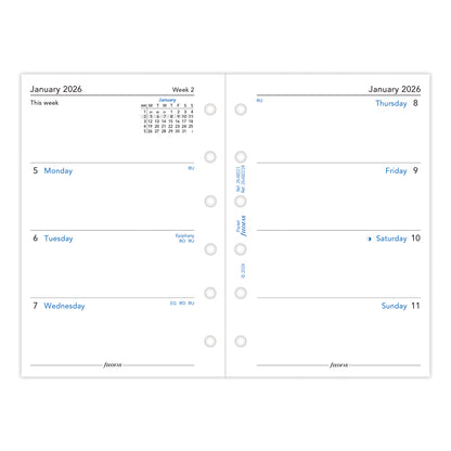 Filofax Refill Classic WTV Pocket 2026