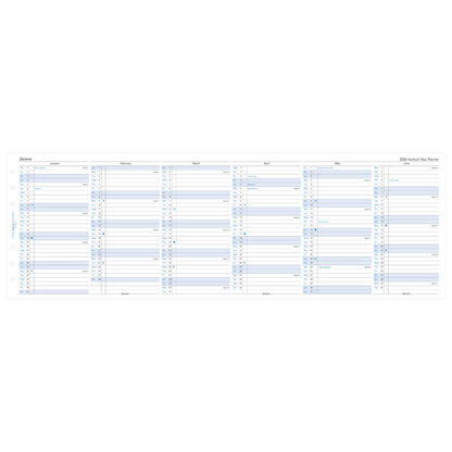 Filofax Refill Year Planner Vertical Personal 2026