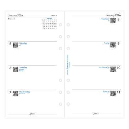 Filofax Refill Classic WTV Personal 2026