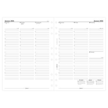 Filofax Refill Classic Week To View With Appointments Vertical Deskfax 2026
