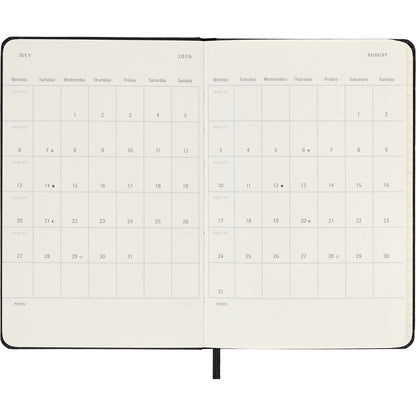 Moleskine Diary 12 Month Daily HC Pocket Black 2026
