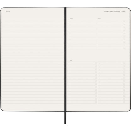 Moleskine Diary 12 Month Professional Weekly Vertical HC Large Black 2026