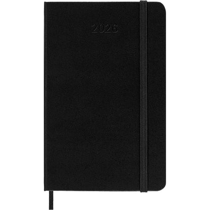Moleskine Diary 12 Month Weekly Horizontal HC Pocket Black 2026