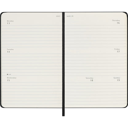 Moleskine Diary 12 Month Weekly Horizontal HC Pocket Black 2026