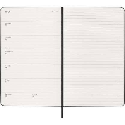 Moleskine Diary 12 Month Weekly + Notes HC Large Black 2026