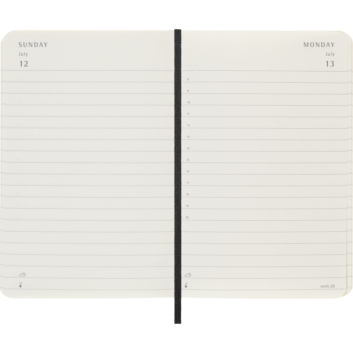 Moleskine Diary 12 Month Daily SC Pocket Black 2026