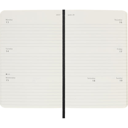 Moleskine Diary 12 Month Weekly Horizontal SC Pocket Black 2026